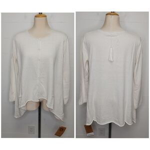 The Earth Collection cotton & cashmere cardigan